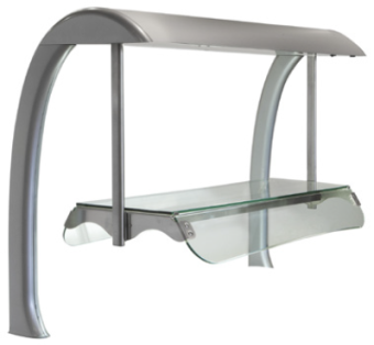 Верхняя стойка с 1 полкой 3 GN Electrolux 856507 (ZLSL12FF) в ШефСтор (chefstore.ru)